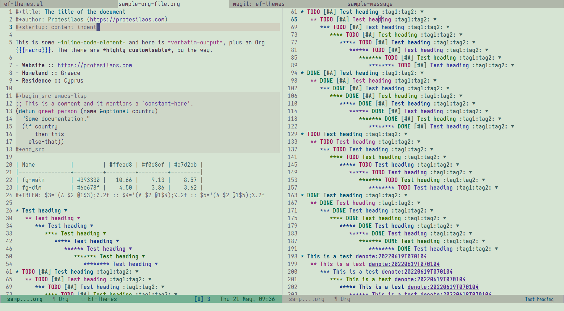 ef-arcadia theme org sample